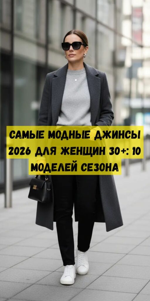 Самые модные джинсы 2026 для женщин 30+: 10 моделей сезона Самые модные джинсы 2026 для женщин 30+: 10 моделей сезона