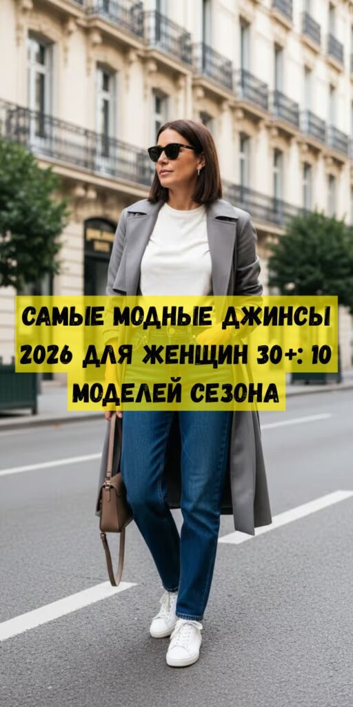 Самые модные джинсы 2026 для женщин 30+: 10 моделей сезона Самые модные джинсы 2026 для женщин 30+: 10 моделей сезона