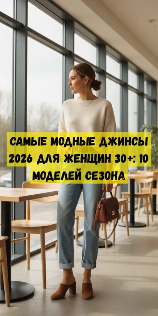 Самые модные джинсы 2026 для женщин 30+: 10 моделей сезона Самые модные джинсы 2026 для женщин 30+: 10 моделей сезона